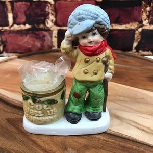 Jasko Christmas Luvkins 1978 Boy Figurine Candle H